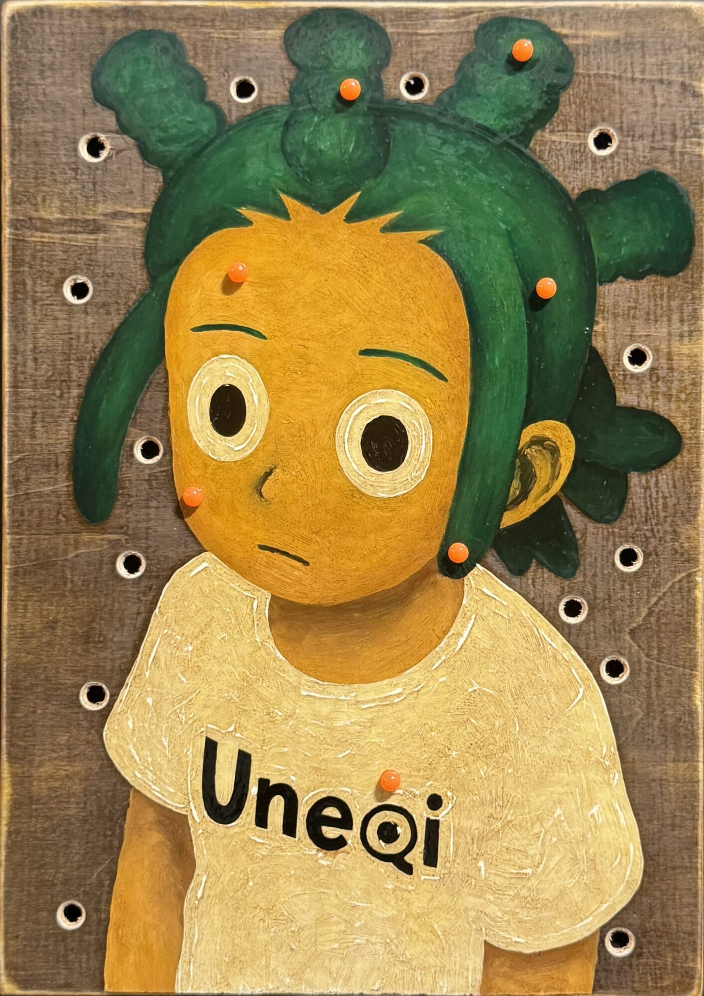 #004 Green Horn buns